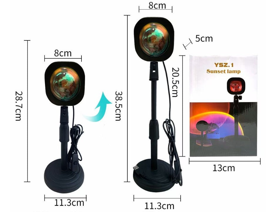 Cozy Ember sunset projection lamp, desk and stand options