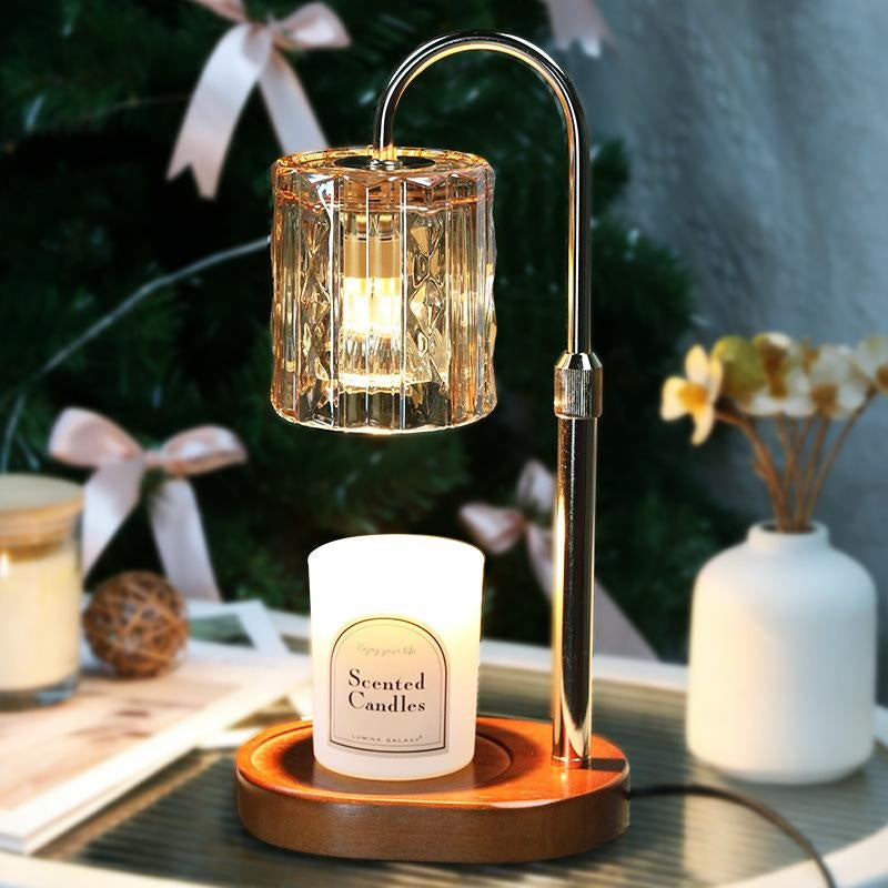 Cozy Ember candle warmer lamp detail
