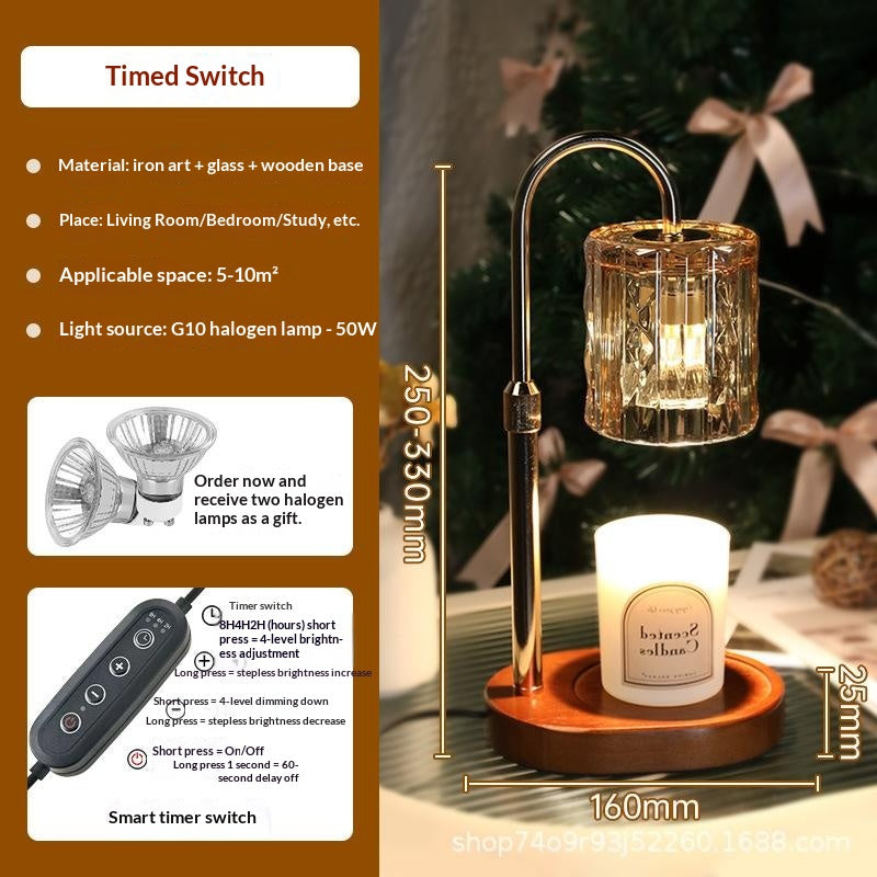 Cozy Ember candle warmer lamp size