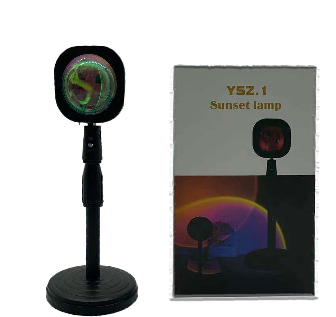Cozy Ember sunset projection lamp on a stand